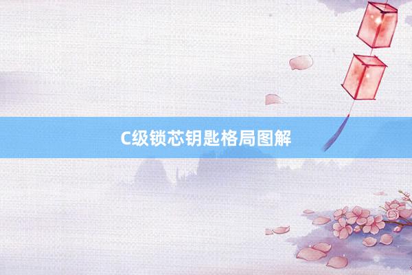 C级锁芯钥匙格局图解